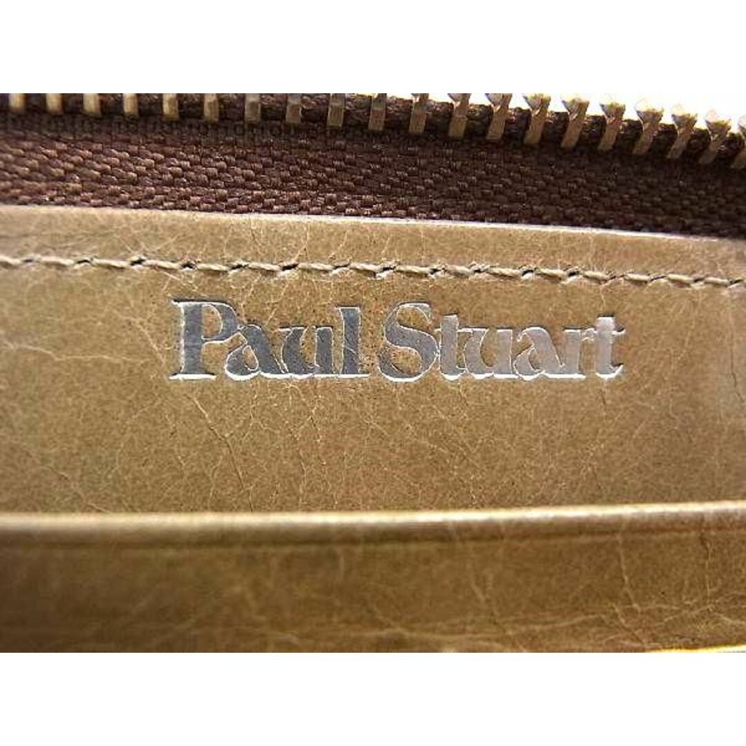 Paul Stuart(ポールスチュアート)の■新品■未使用■ Paul Stuart ポールスチュアート クロコダイル型押しレザー ラウンドファスナー 長財布 ウォレット ブラウン系 AW5290 レディースのファッション小物(財布)の商品写真