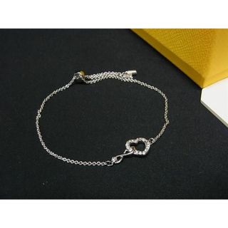 ■新品同様■ SWAROVSKI スワロフスキー ラインストーン ハート ブレスレット アクセサリー レディース シルバー系 AS7423