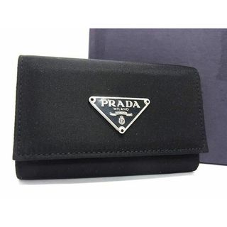 プラダ(PRADA)の■新品同様■ PRADA プラダ テスートナイロン 6連 キーケース 鍵入れ メンズ レディース ブラック系 AS7392(その他)