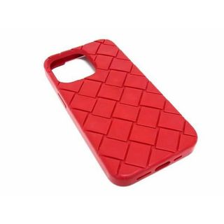 ボッテガヴェネタ(Bottega Veneta)の■美品■ BOTTEGA VENETA ボッテガヴェネタ ラバー iPhone13 Pro対応 アイフォンケース スマホケース レッド系 BE7767(その他)