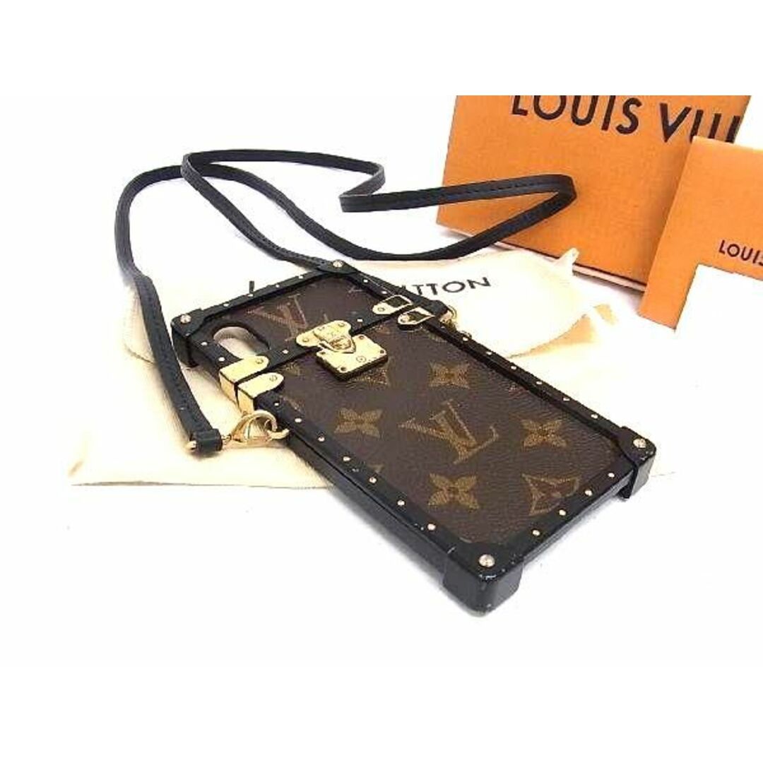 LOUIS VUITTON(ルイヴィトン)のLOUIS VUITTON ヴィトン M62618 モノグラム アイトランク フォリオ iPhone X/XS 対応 アイフォンケース スマホケース ブラウン系 BF5547 メンズのファッション小物(その他)の商品写真