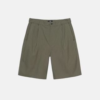 STUSSY 24ss VOLUME PLEATED SHORT STRIPE