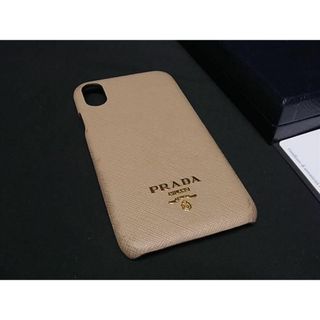 プラダ(PRADA)のPRADA プラダ 1ZH058 サフィアーノレザー iPhoneX/XS 対応 アイフォンケース スマホケース レディース ブラウン系 AU9498(その他)