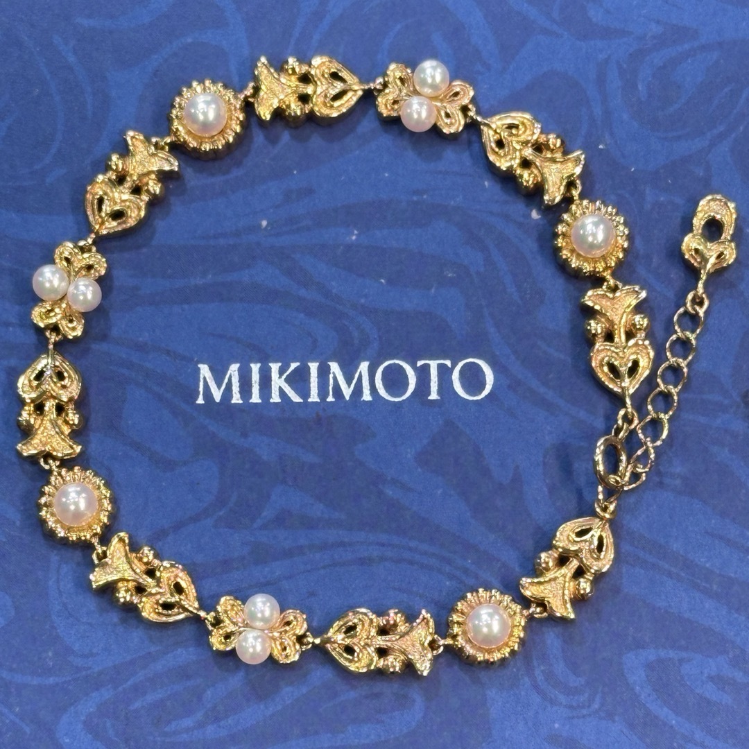 MIKIMOTO(ミキモト)のMIKIMOTO ミキモト K18 ベビーパール ブレスレット レディースのアクセサリー(ネックレス)の商品写真