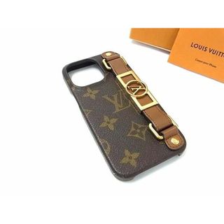 ルイヴィトン(LOUIS VUITTON)の■美品■ LOUIS VUITTON ルイヴィトン M81214 モノグラム バンパー ドーフィーヌ iPhone 13 Pro 対応 スマホケース ブラウン系 AV8789(その他)