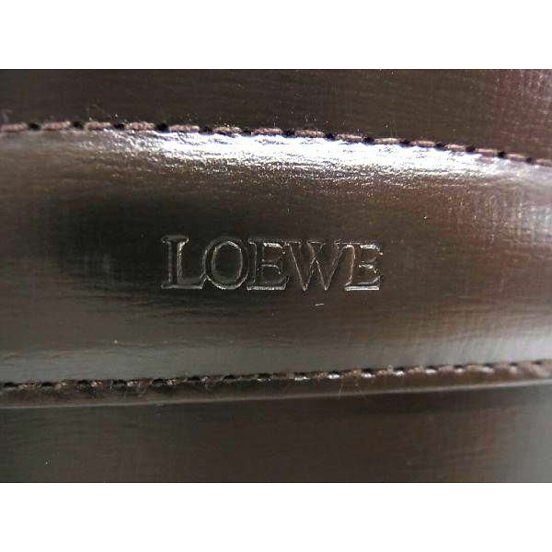 LOEWE(ロエベ)の■新品同様■ LOEWE ロエベ レザー 三つ折り 財布 ウォレット メンズ レディース ブラウン系 AW1914 レディースのファッション小物(財布)の商品写真