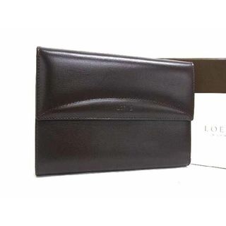 ロエベ(LOEWE)の■新品同様■ LOEWE ロエベ レザー 三つ折り 財布 ウォレット メンズ レディース ブラウン系 AW1914(財布)