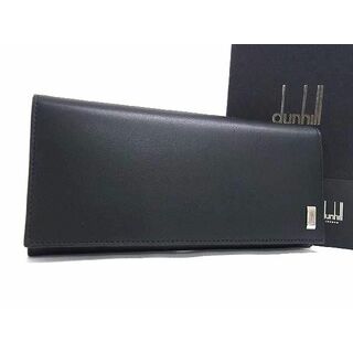 ダンヒル(Dunhill)の■新品同様■ dunhill ダンヒル レザー 二つ折り 長財布 ウォレット 札入れ 小銭入れ メンズ ブラック系 AW1892(長財布)