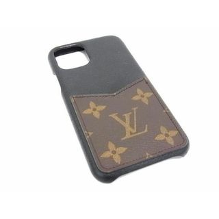 ルイヴィトン(LOUIS VUITTON)の■美品■ LOUIS VUITTON ルイヴィトン M69094 モノグラム バンパー iPhone 11pro対応 アイフォンケース ブラウン系×ブラック系 AV9018(その他)