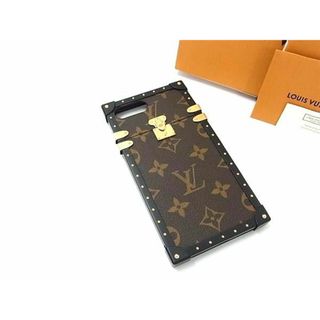 ルイヴィトン(LOUIS VUITTON)の■新品■未使用■ LOUIS VUITTON ヴィトン M64483 モノグラム アイトランク iPhone7plus/8plus 対応 スマホケース ブラウン系 AV6603(その他)