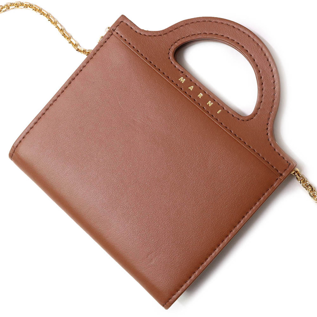 Marni - マルニ 2つ折り 財布 小銭入れ付き 斜め掛け チェーン Marni - マルニ 2つ折り 財布 小銭入れ付き 斜め掛け チェーン