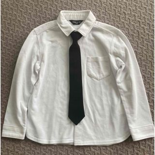 コムサイズム(COMME CA ISM)のコムサイズム キッズ シャツ 110 ネクタイ付(Tシャツ/カットソー)