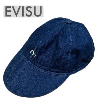 エビス(EVISU)のEVISU メンズキャップ デニム 帽子 ツバ付き帽子 Denim(キャップ)