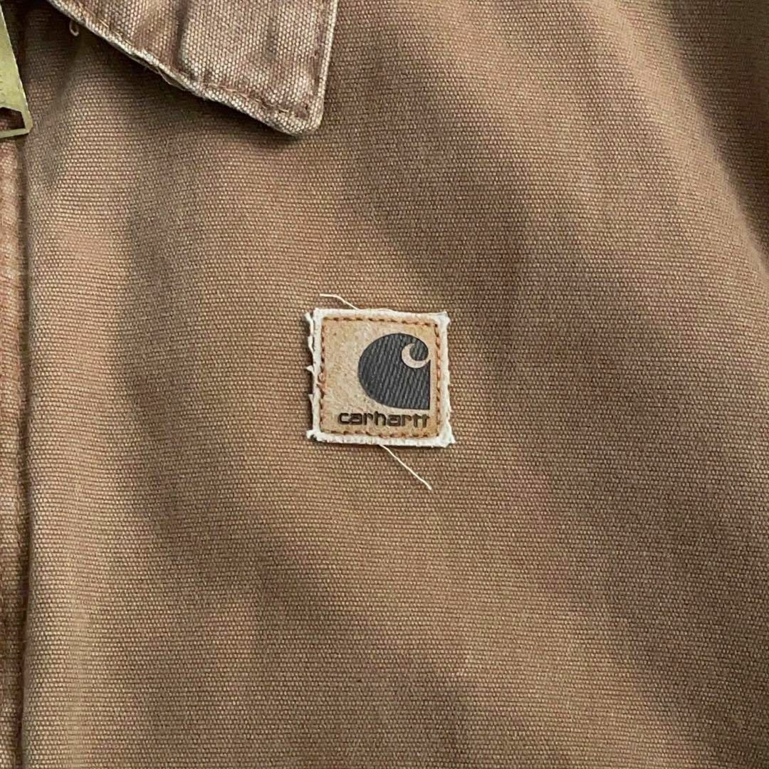 carhartt(カーハート)の9468【人気デザイン】カーハート☆ワンポイント ダック地ジャケット　入手困難 メンズのジャケット/アウター(カバーオール)の商品写真