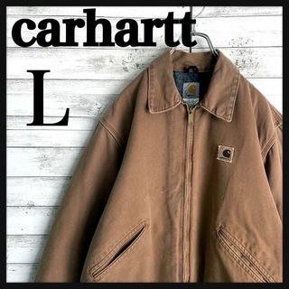 carhartt - 9468【人気デザイン】カーハート☆ワンポイント ダック地ジャケット　入手困難