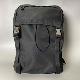 プラダ(PRADA)のPrada 美品 黒 リュック ナイロン トライアングル バックパック プラダ(バッグパック/リュック)