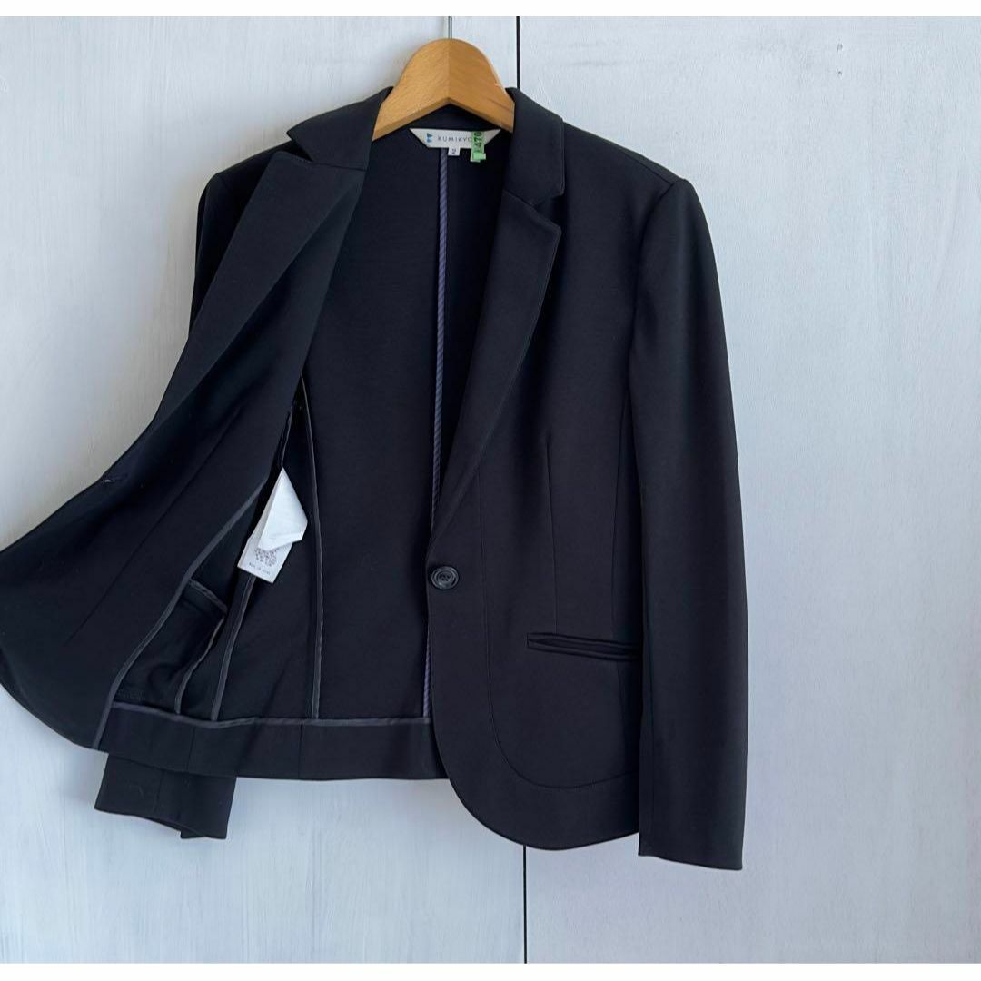 kumikyoku（組曲）(クミキョク)のクミキョク スーツ セットアップ ジャケット スカート ウォッシャブル レディースのフォーマル/ドレス(スーツ)の商品写真