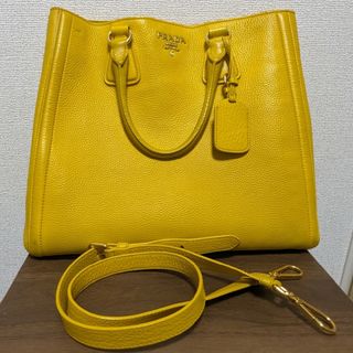 プラダ(PRADA)の【正規品】PRADA 2WAY レザー ショルダーバッグ ハンドバッグ(ハンドバッグ)