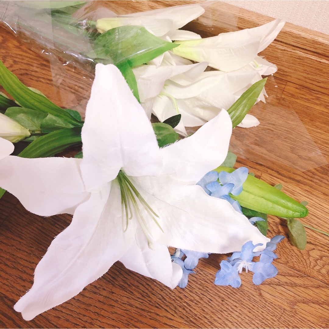 造花　結婚式　前撮り　ブーケ　スワッグ　インテリア ハンドメイドのウェディング(その他)の商品写真