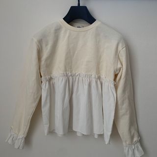 ペアマノン(pairmanon)の処分価格！明日までの出品　ペアマノン　切替トップス　サイズ150(Tシャツ/カットソー)