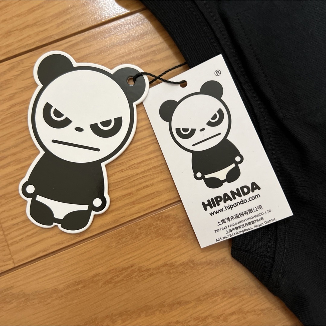 HIPANDA   Tシャツ　　黒　タグ付き　新品未使用 メンズのトップス(Tシャツ/カットソー(半袖/袖なし))の商品写真