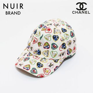 シャネル(CHANEL)のシャネル CHANEL バレンタイン アイボリー サイズM キャップ(キャップ)