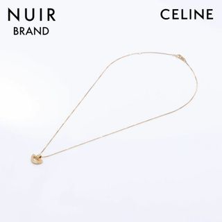 セリーヌ(celine)のセリーヌ CELINE 18k ダイヤ 半円形 ネックレス(ネックレス)