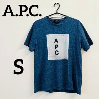 A.P.C - アーペーセー Tシャツ カットソー トップス ロゴT ステッチ Sサイズ