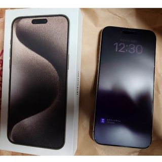 アイフォーン(iPhone)のiPhone15 pro max ナチュラルチタニウム512GB SIMフリー(スマートフォン本体)