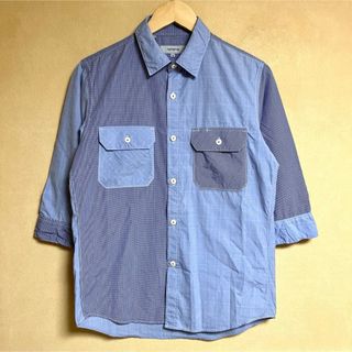 nonnative / ノンネイティブ アシンメトリー チェックシャツ 7分丈