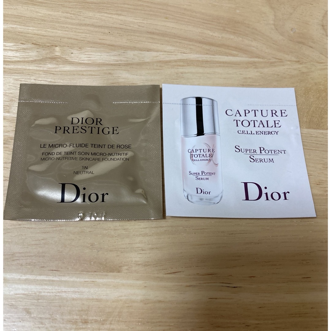 Dior(ディオール)のDior プレステージ・カプチュール トータル試供品 コスメ/美容のキット/セット(サンプル/トライアルキット)の商品写真