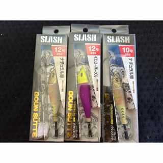 スラッシュ(SLASH)　バウンスッテ  イカメタル　鉛スッテ　3セット(ルアー用品)