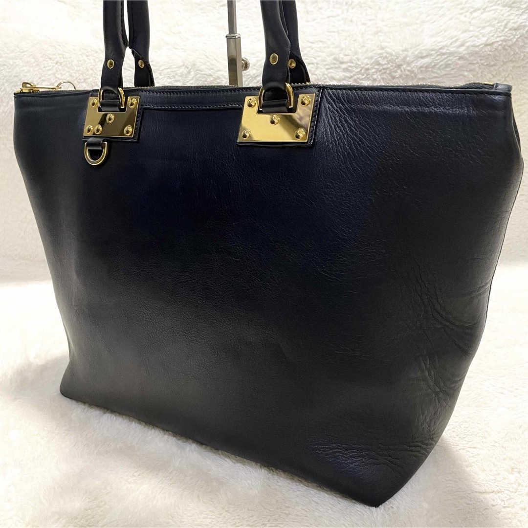 SOPHIE HULME(ソフィーヒュルム)のSOPHIE HULME ソフィーヒュルム ソフトレザー トートバッグ レディースのバッグ(トートバッグ)の商品写真