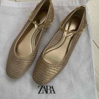 ザラ(ZARA)の新品未使用　ZARA フラットシューズ　2way(バレエシューズ)