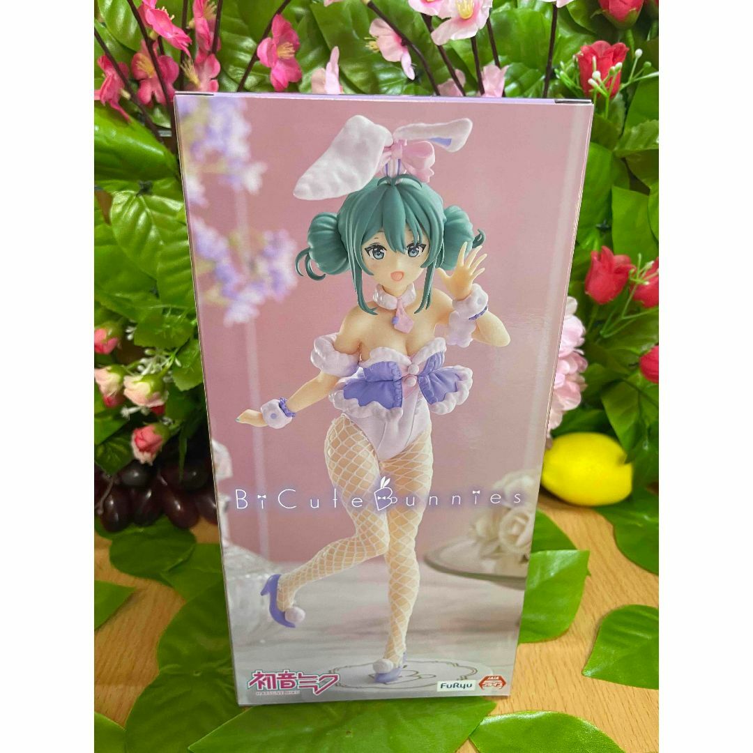 初音ミク BiCute Bunnies Figure 白うさぎ ラベンダーver エンタメ/ホビーのフィギュア(アニメ/ゲーム)の商品写真