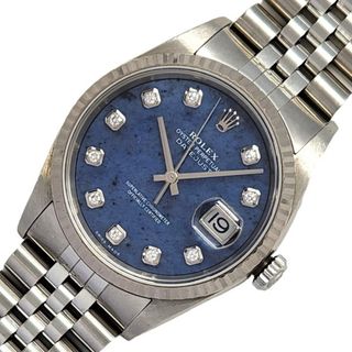 ロレックス(ROLEX)の　ロレックス ROLEX デイトジャスト ソーダ―ライト Y番 16234G ブルー K18WG/SS 自動巻き メンズ 腕時計(その他)