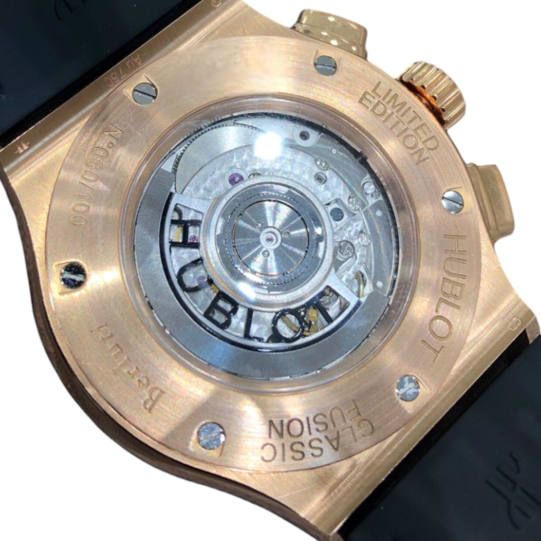 HUBLOT(ウブロ)の　ウブロ HUBLOT クラシックフュージョン クロノグラフ ベルルッティ 521.OX.050V.VR.BER18 ブラウン K18PG メンズ 腕時計 メンズの時計(その他)の商品写真