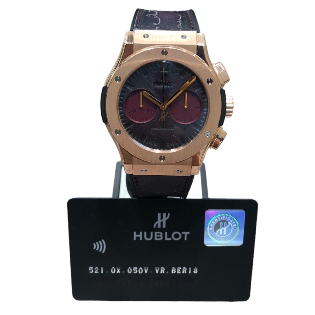 HUBLOT(ウブロ)の　ウブロ HUBLOT クラシックフュージョン クロノグラフ ベルルッティ 521.OX.050V.VR.BER18 ブラウン K18PG メンズ 腕時計 メンズの時計(その他)の商品写真