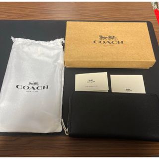 COACH - COACH 長財布 レキシントン サフィアーノ レザー ブラック