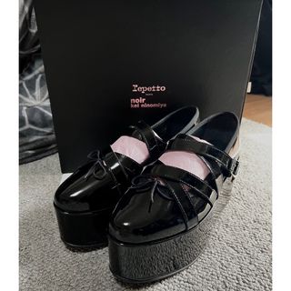 ノワールケイニノミヤ(noir kei ninomiya)の【本日限定価格】新品　noir kei ninomiya　レペット　厚底シューズ(ローファー/革靴)