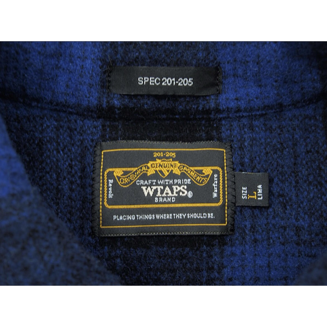 NEIGHBORHOOD(ネイバーフッド)のWTAPS LサイズVATOS L/S SHIRT WOOL TEXTILE メンズのトップス(シャツ)の商品写真