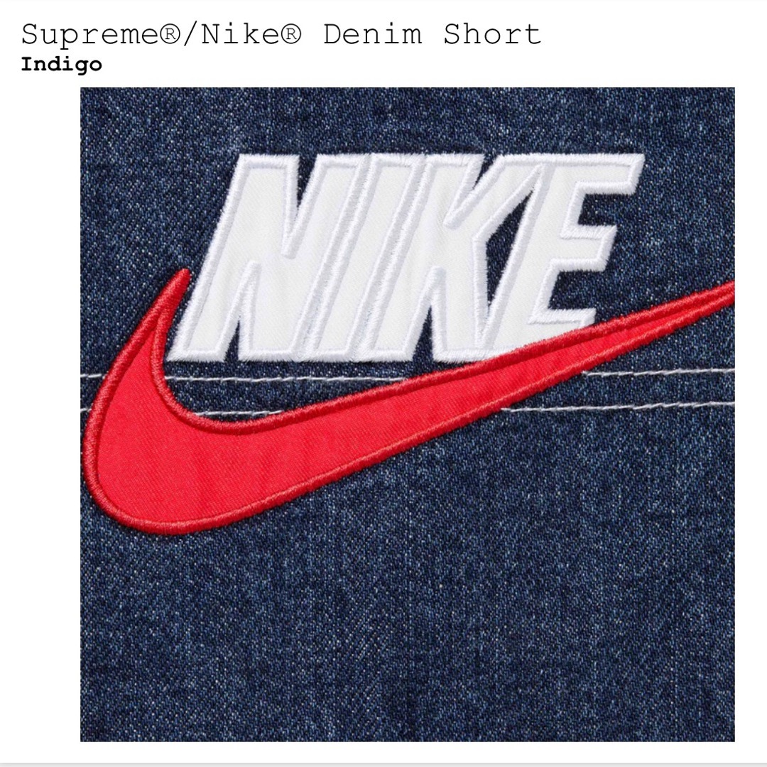 Supreme(シュプリーム)のSupreme Nike Denim Short Indigo 32 ショーツ メンズのパンツ(ショートパンツ)の商品写真