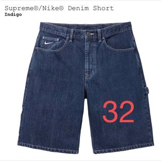 Supreme Nike Denim Short Indigo 32 ショーツ