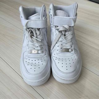 ナイキ(NIKE)のNIKE AIRFORCE1 エアフォースワン Hi 白(スニーカー)