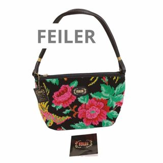 フェイラー(FEILER)の✨新品✨ FEILERフェイラー　ハンドバッグ　パラディス柄　薔薇　バラ　鳥(ハンドバッグ)