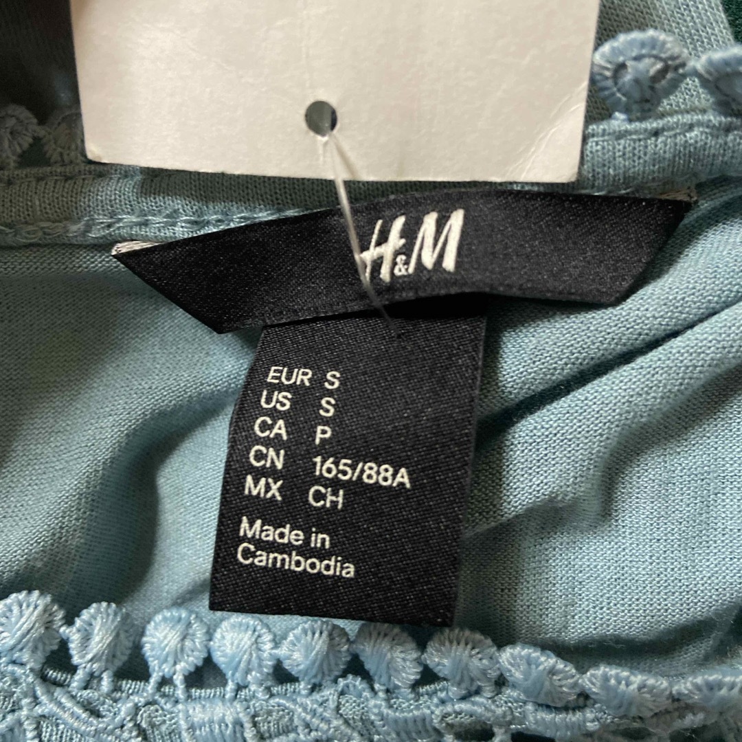 H&M(エイチアンドエム)のH&M  レーシーなタンクトップ レディースのトップス(タンクトップ)の商品写真