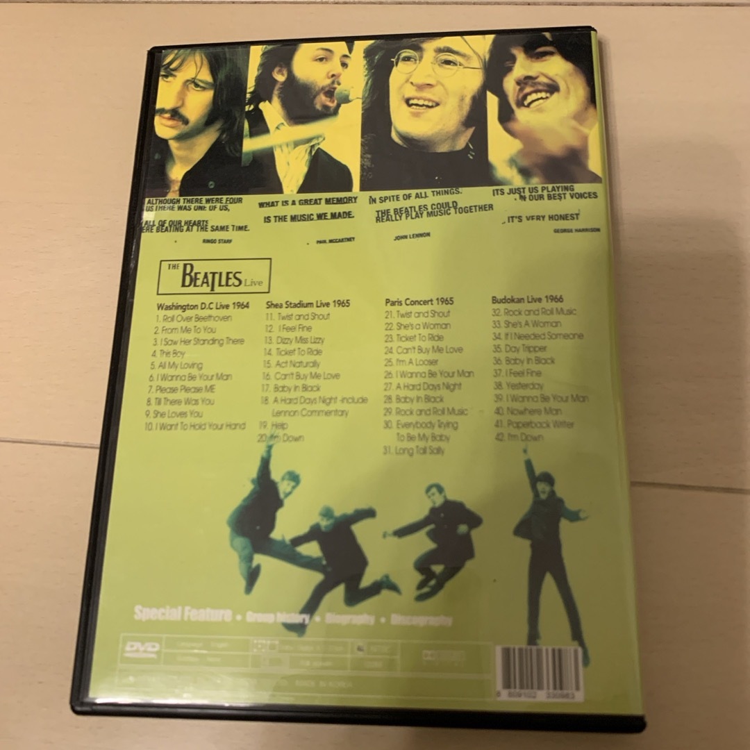 THE BEATLES(ビートルズ)のThe Beatles Live DVD エンタメ/ホビーのDVD/ブルーレイ(ミュージック)の商品写真