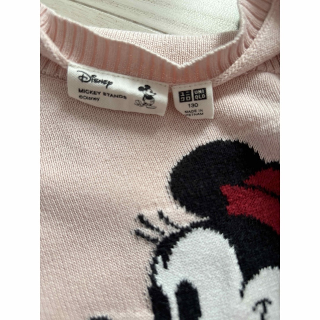 UNIQLO(ユニクロ)の女児　長袖トップス キッズ/ベビー/マタニティのキッズ服女の子用(90cm~)(Tシャツ/カットソー)の商品写真