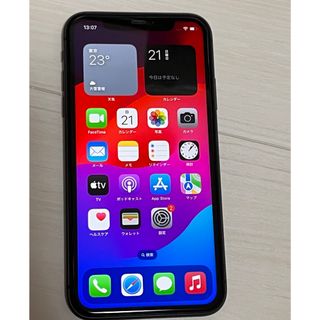 アイフォーン(iPhone)のiPhone11 64GB ブラック　SIMロック解除済み(スマートフォン本体)