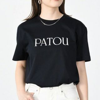 パトゥ(PATOU)の【新品未使用】PATOUパトゥロゴTシャツ　半袖　春夏　黒　コットン(Tシャツ/カットソー(半袖/袖なし))